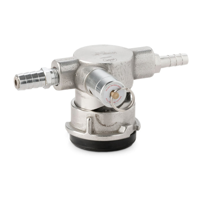 Low Profile D-System - US Sankey Keg Coupler  - 100% Stainless Steel Contact