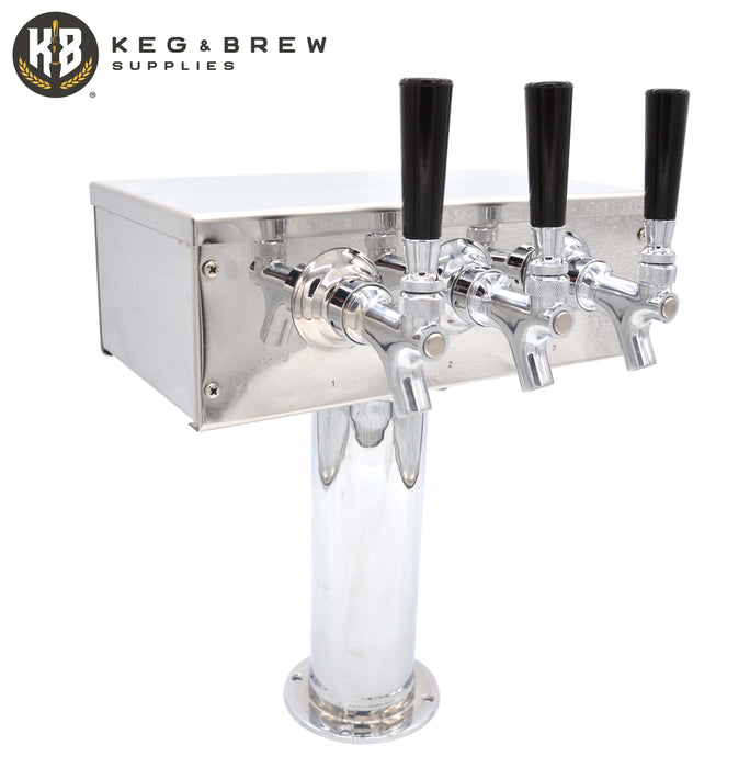 3 Faucet T-Tower (100% SS Contact) - Choose your Faucet Style & Tap Handle Option