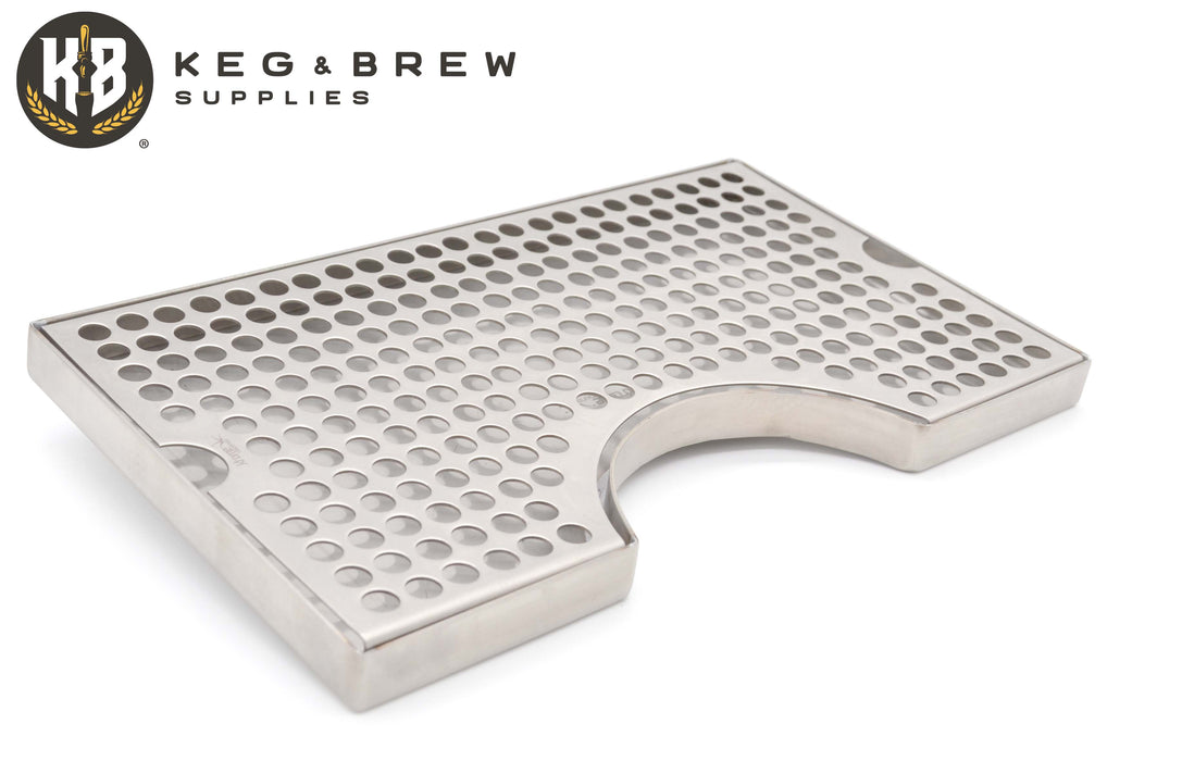 Cut-Out Surface Mount Drip Tray WITHOUT Drain - Multiple Sizes Available