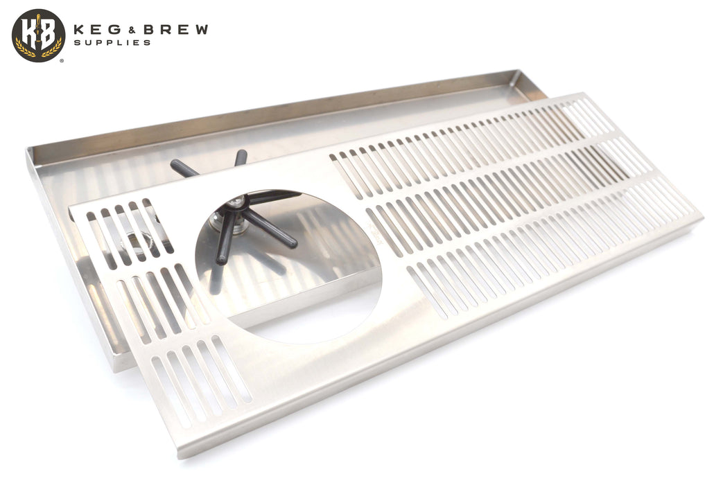 Side Glass Rinser Drip Tray - Multiple Sizes