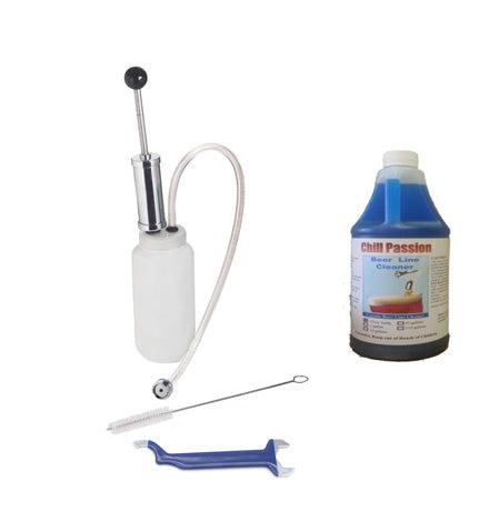 Deluxe Beer Line Cleaning Kit including 1 Gallon Cleaning Solution Concentrate